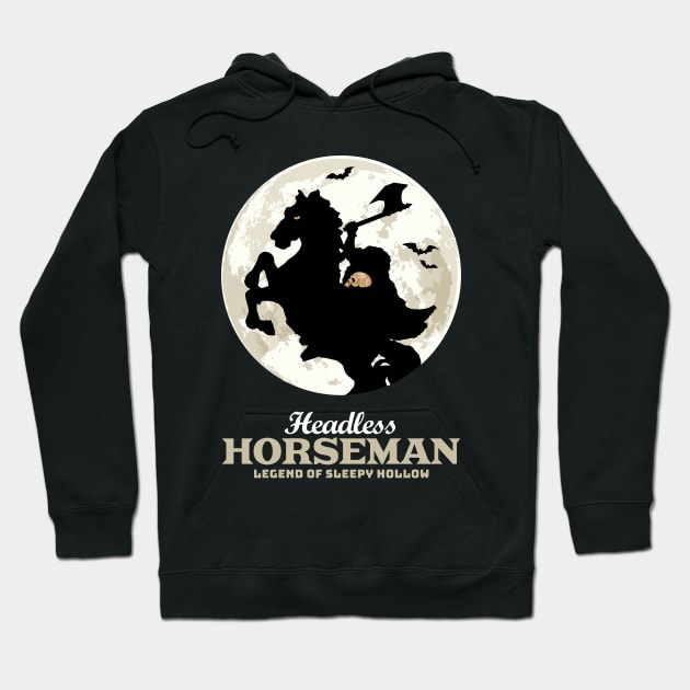 Headless Horseman Legend of Halloween Night Hoodie by KewaleeTee